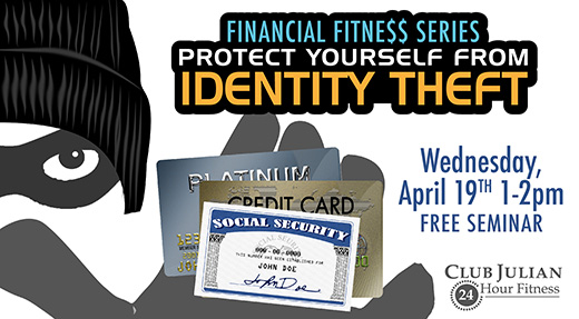 April 19 Identity Theft Seminar