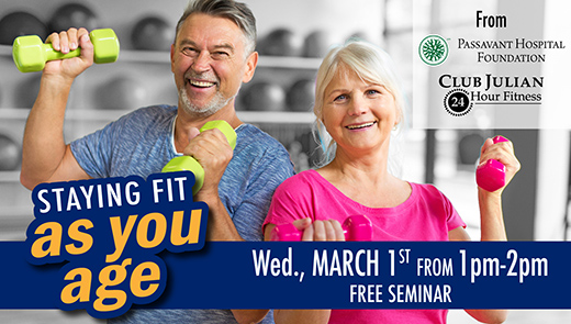 Staying Fit As You Age Event