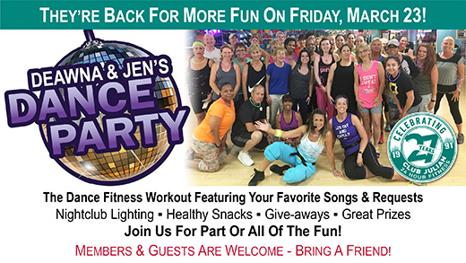 Deawna and Jen's Dance Party Returns March 23