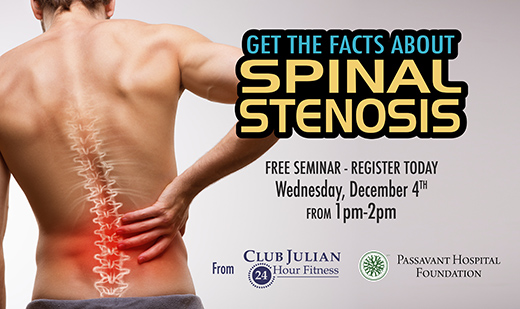 Spinal Stenosis Seminar Dec. 4